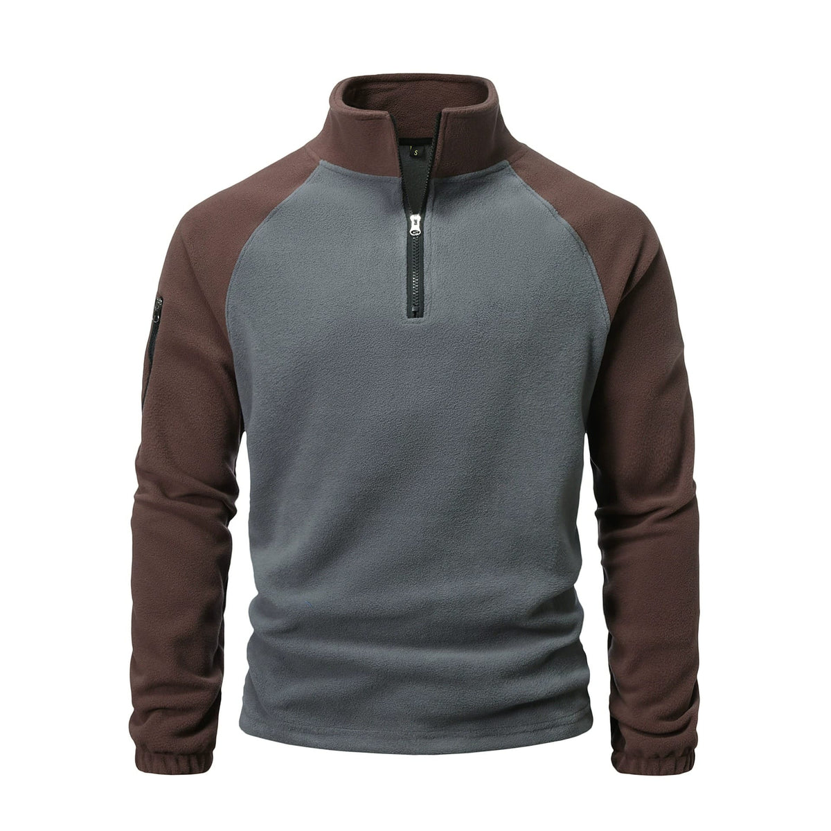 Zip-Up Fleece Sweater