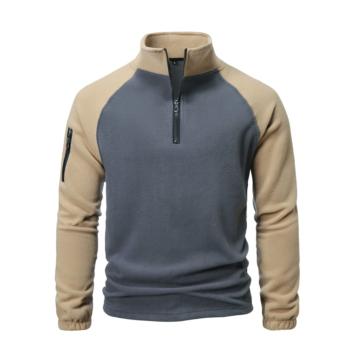 Zip-Up Fleece Sweater