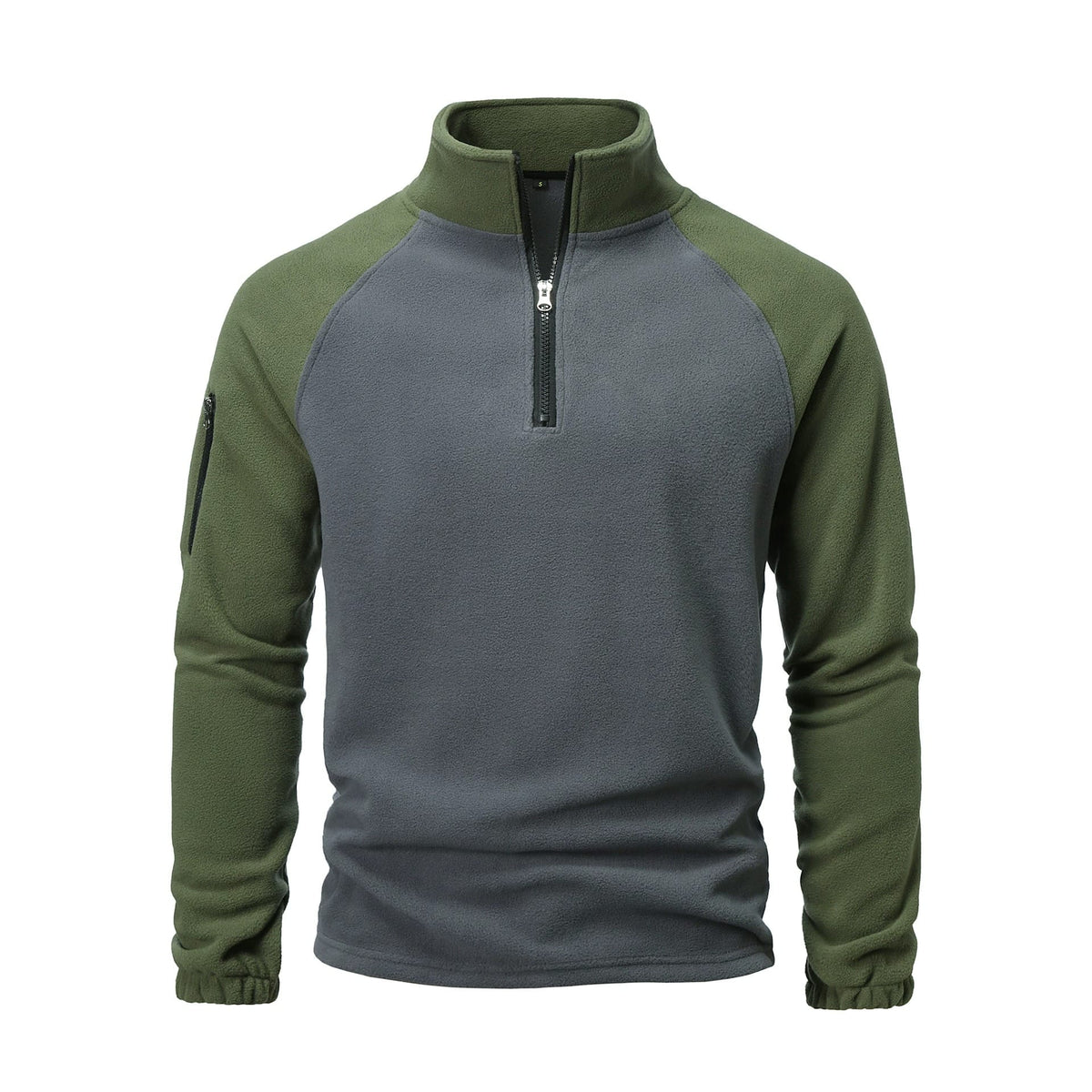 Zip-Up Fleece Sweater