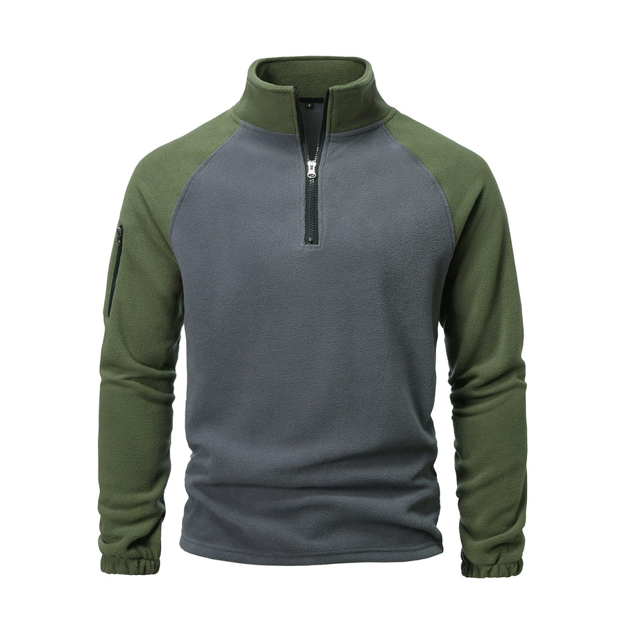 Zip-Up Fleece Sweater