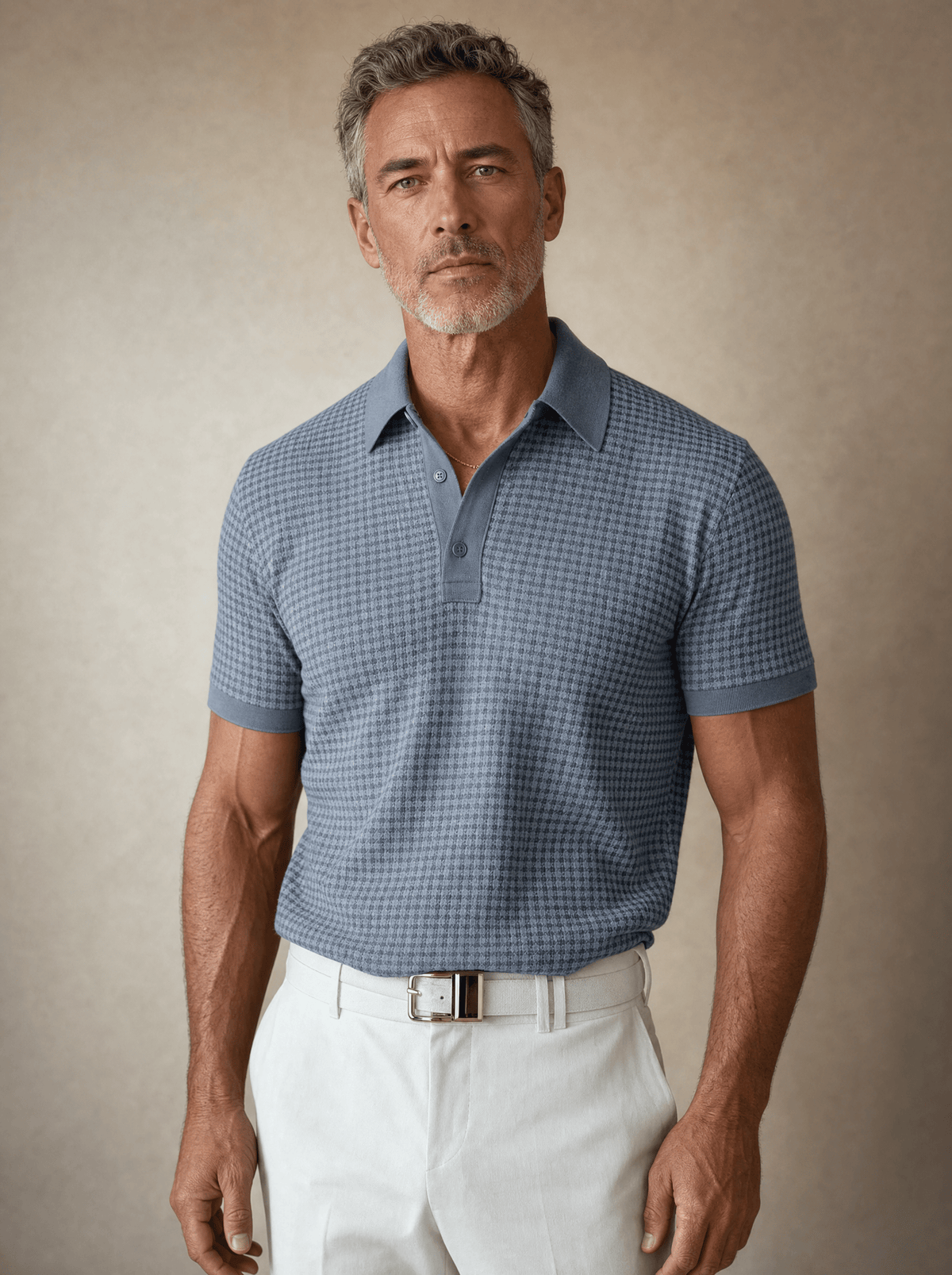 Checkered Polo Shirt