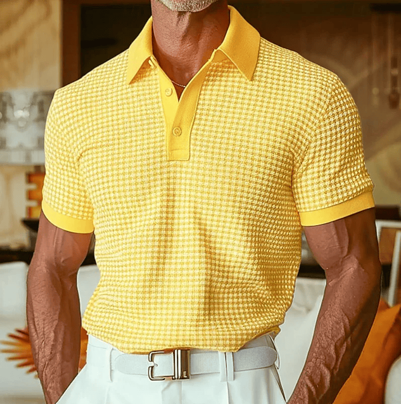 Checkered Polo Shirt