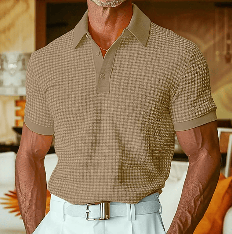 Checkered Polo Shirt