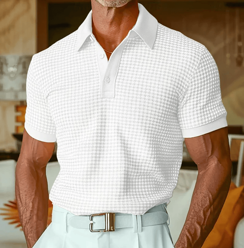 Checkered Polo Shirt