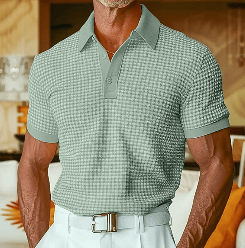 Checkered Polo Shirt