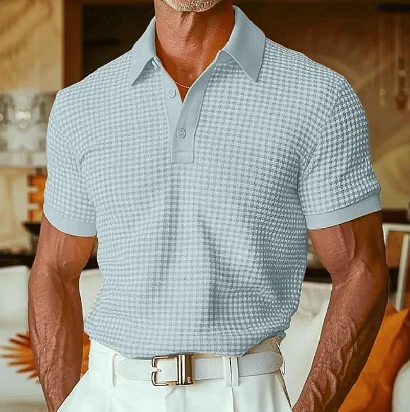 Checkered Polo Shirt