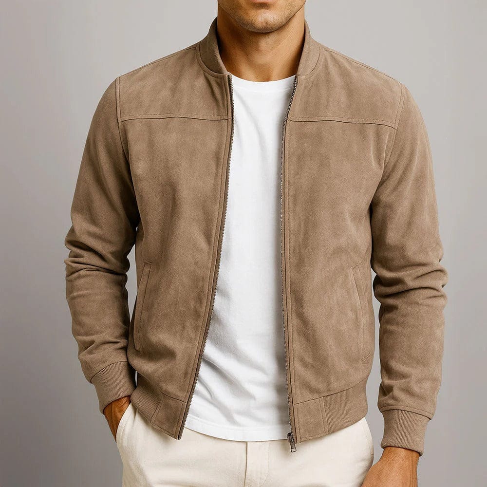 Velour Suede Jacket