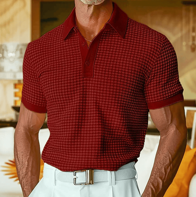 Checkered Polo Shirt